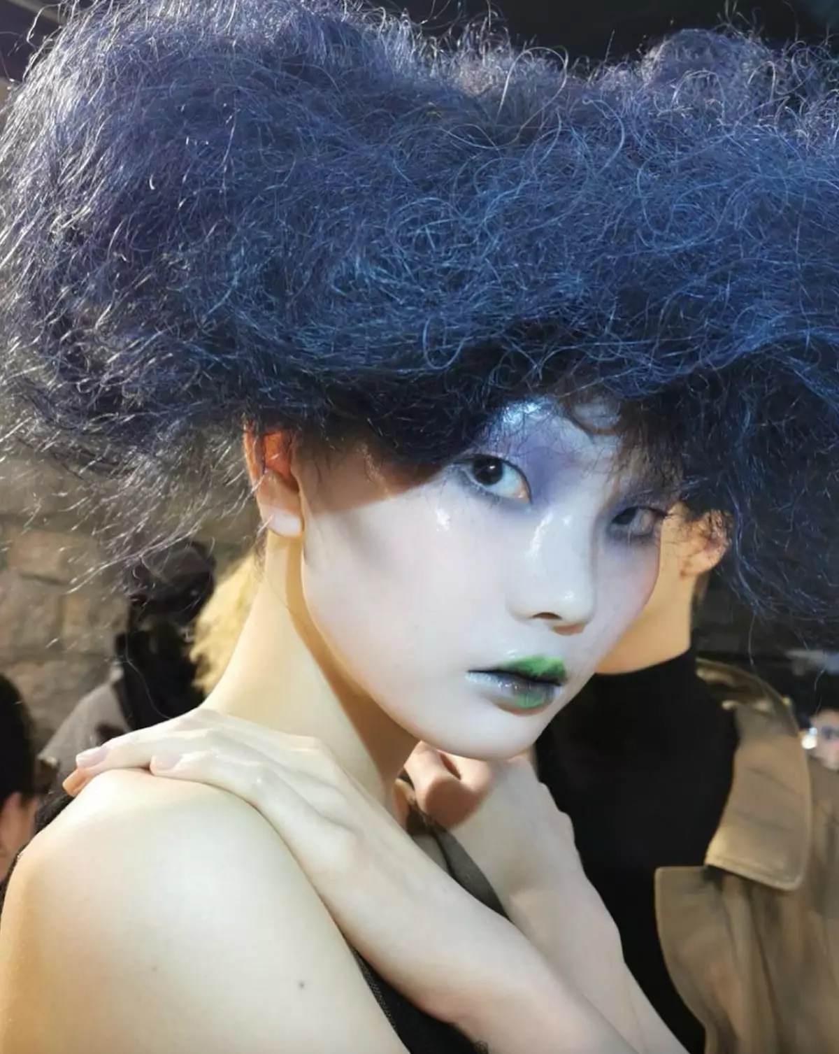 modelos Maison Margiela maquillaje 