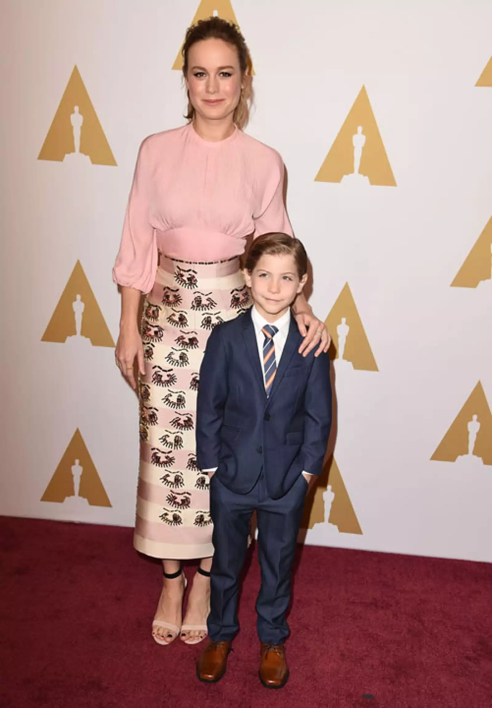 Brie Larson y Jacob Tremblay