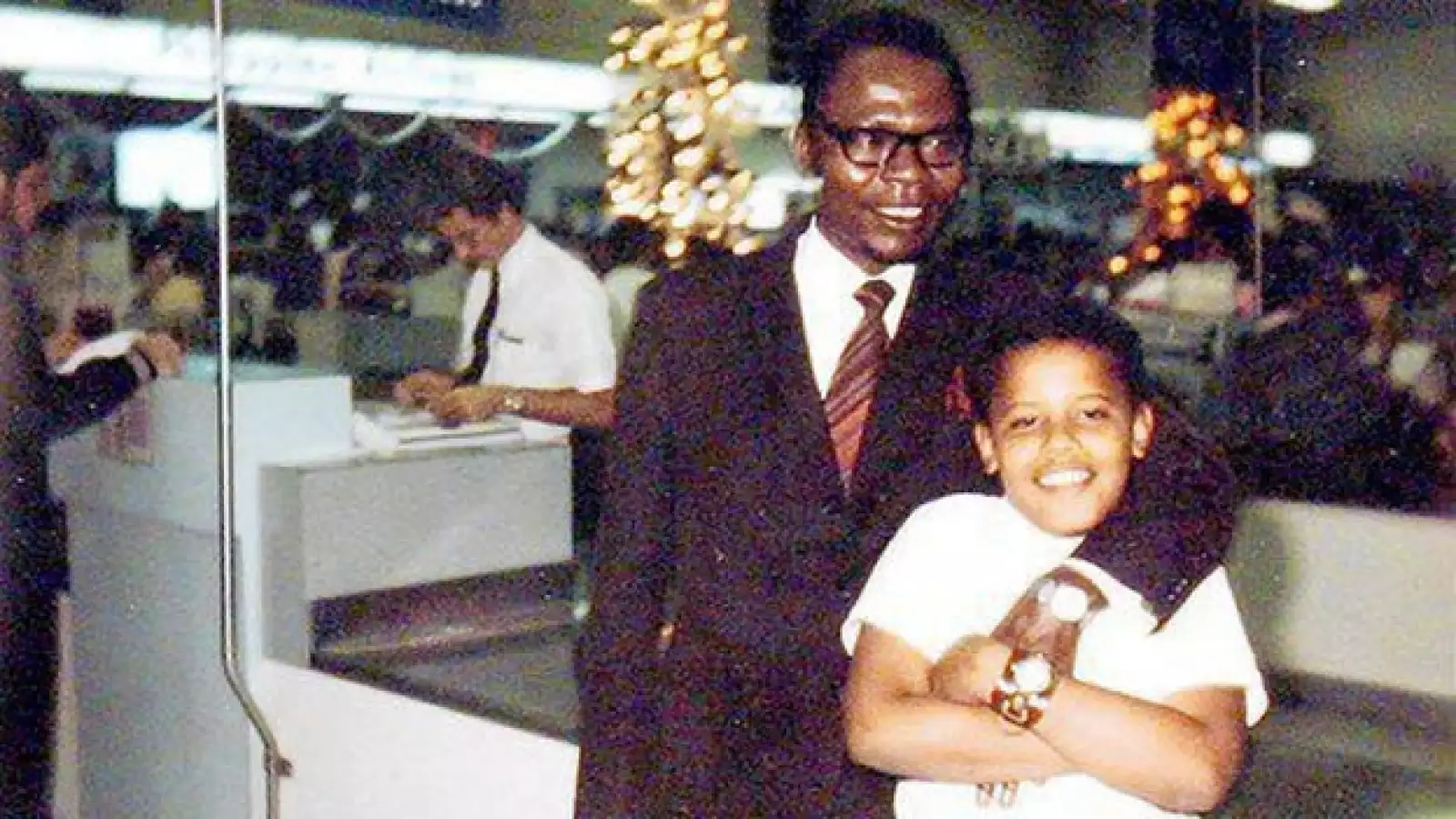 Barack Obama y su padre