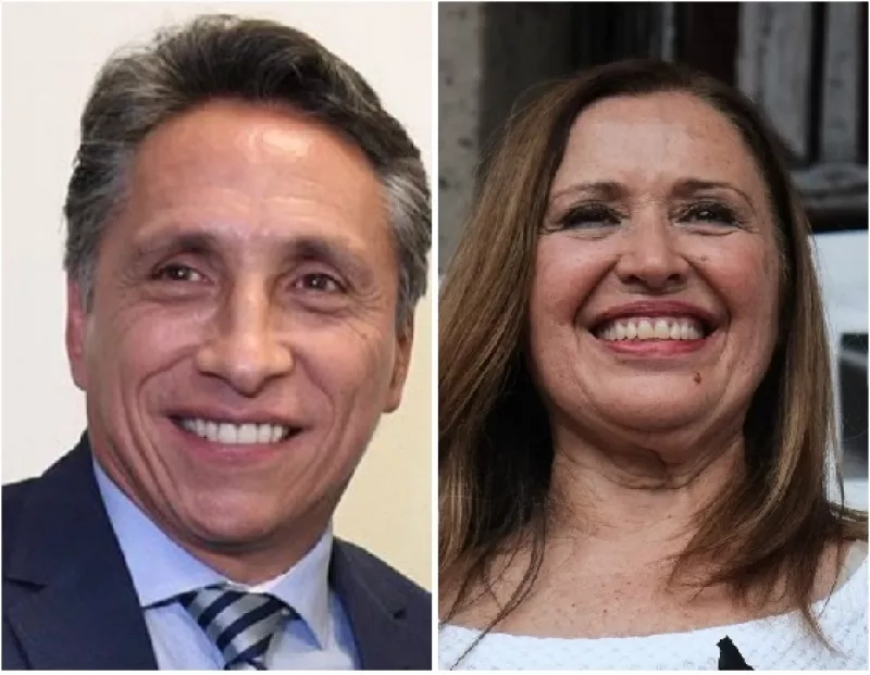 Manuel Negrete y María Rojo