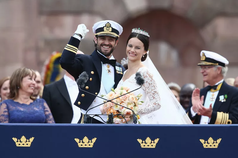 Príncipe Carlos Felipe de Suecia y la princesa Sofía 