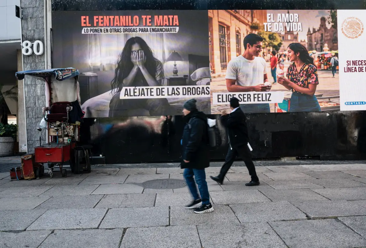 Campaña contra fentanilo en México