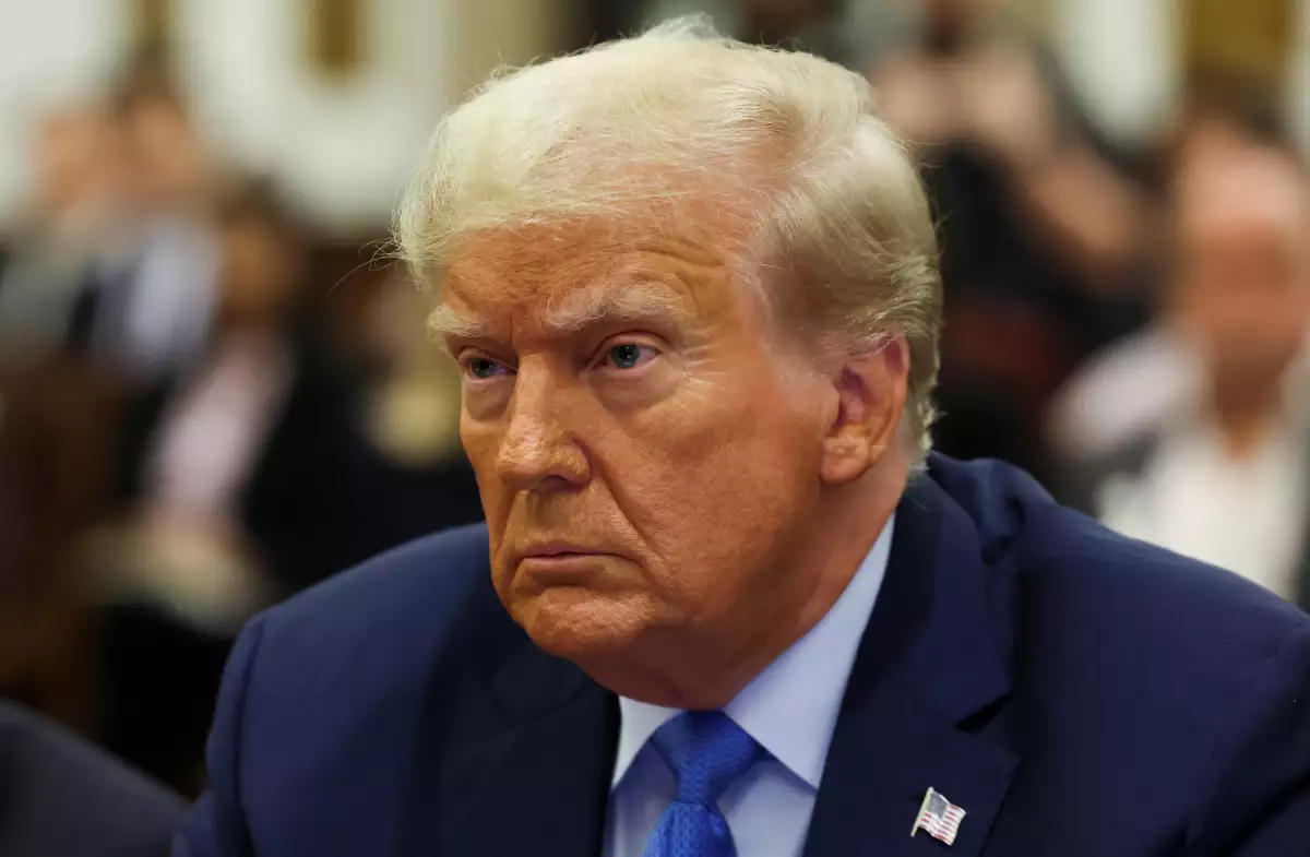 El expresidente de los Estados Unidos, Donald Trump, asiste al juicio por fraude civil de la Organización Trump, en la Corte Suprema del Estado de Nueva York, en el distrito de Manhattan de la ciudad de Nueva York, Estados Unidos el 6 de noviembre de 2023.