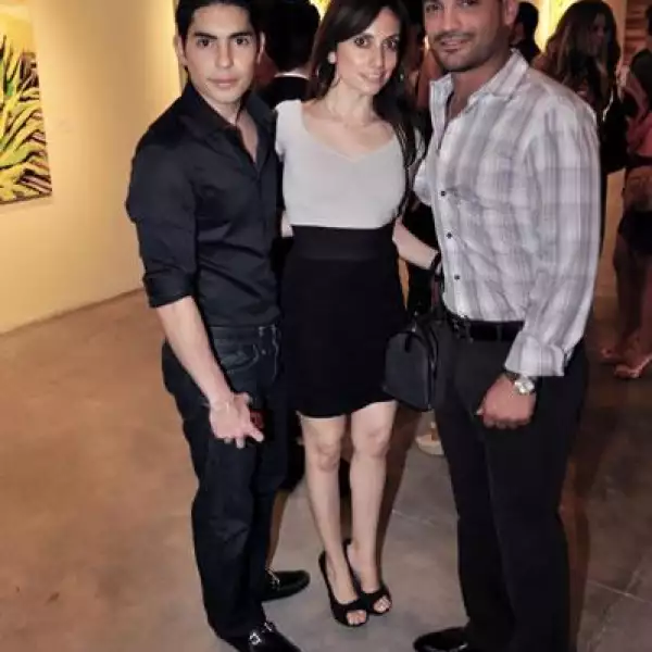 David Montemayor,Adriana Moreno y Gerardo Garza