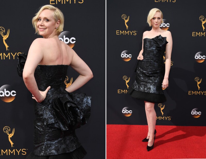 La firma Giles creó el vestido que Gwendoline llevó a los Emmy.