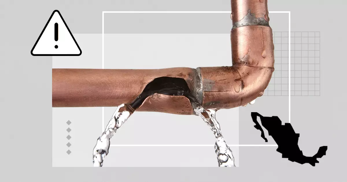 ¿Qué porcentaje del agua potable en México se desperdicia por fugas?