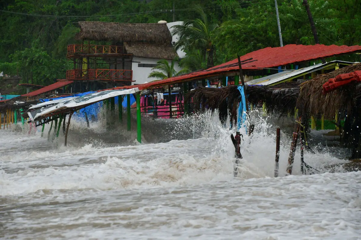 Cuatro días de lluvia Acapulco 