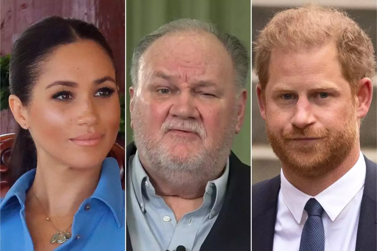 Papá de Meghan Markle, su hija y el príncipe harry