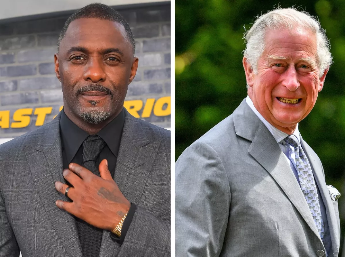 Idris Elba y el príncipe Carlos