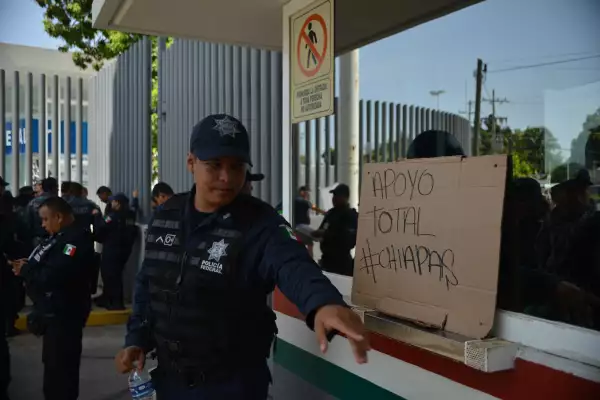 Policías Federales en Chiapas