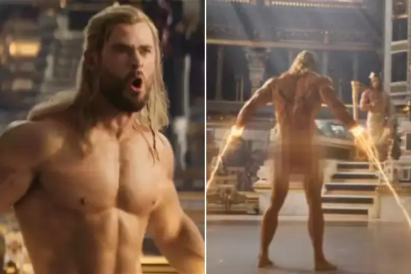 Chris Hemsworth presume el desnudo de Thor en la nueva película