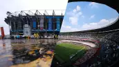 Vista del estadio por dentro y por fuera. El megaproyecto del Estadio Azteca contempla la remodelación del lugar, la construcción de un hotel y más. 