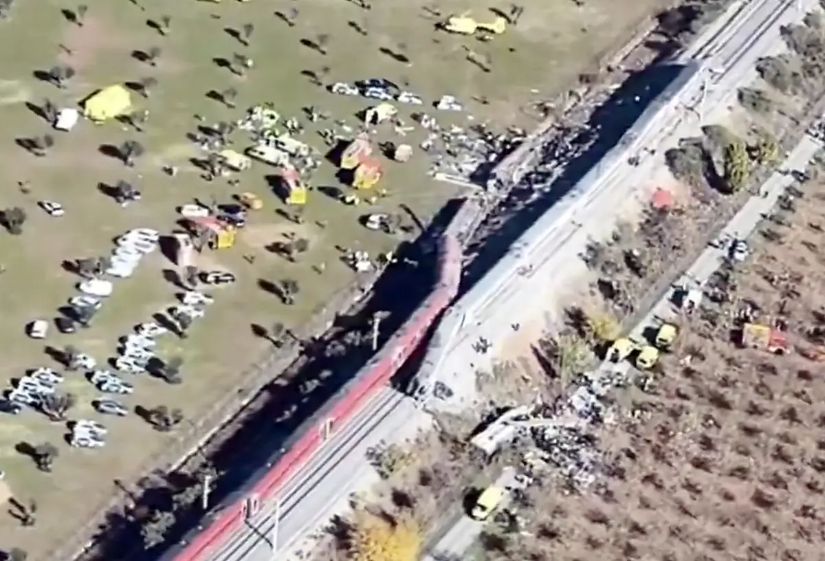 Accidente de trenes en España