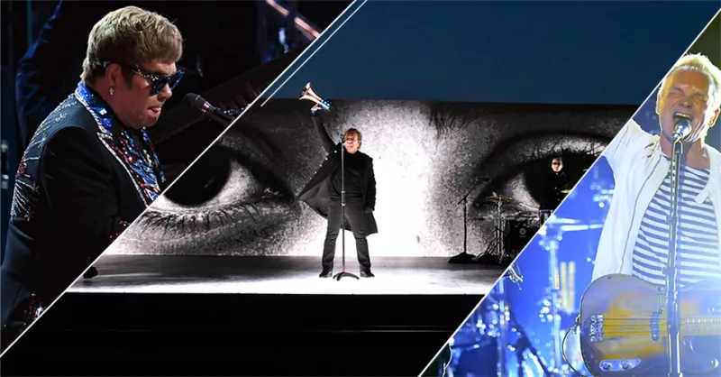 Elton John, U2 y Sting