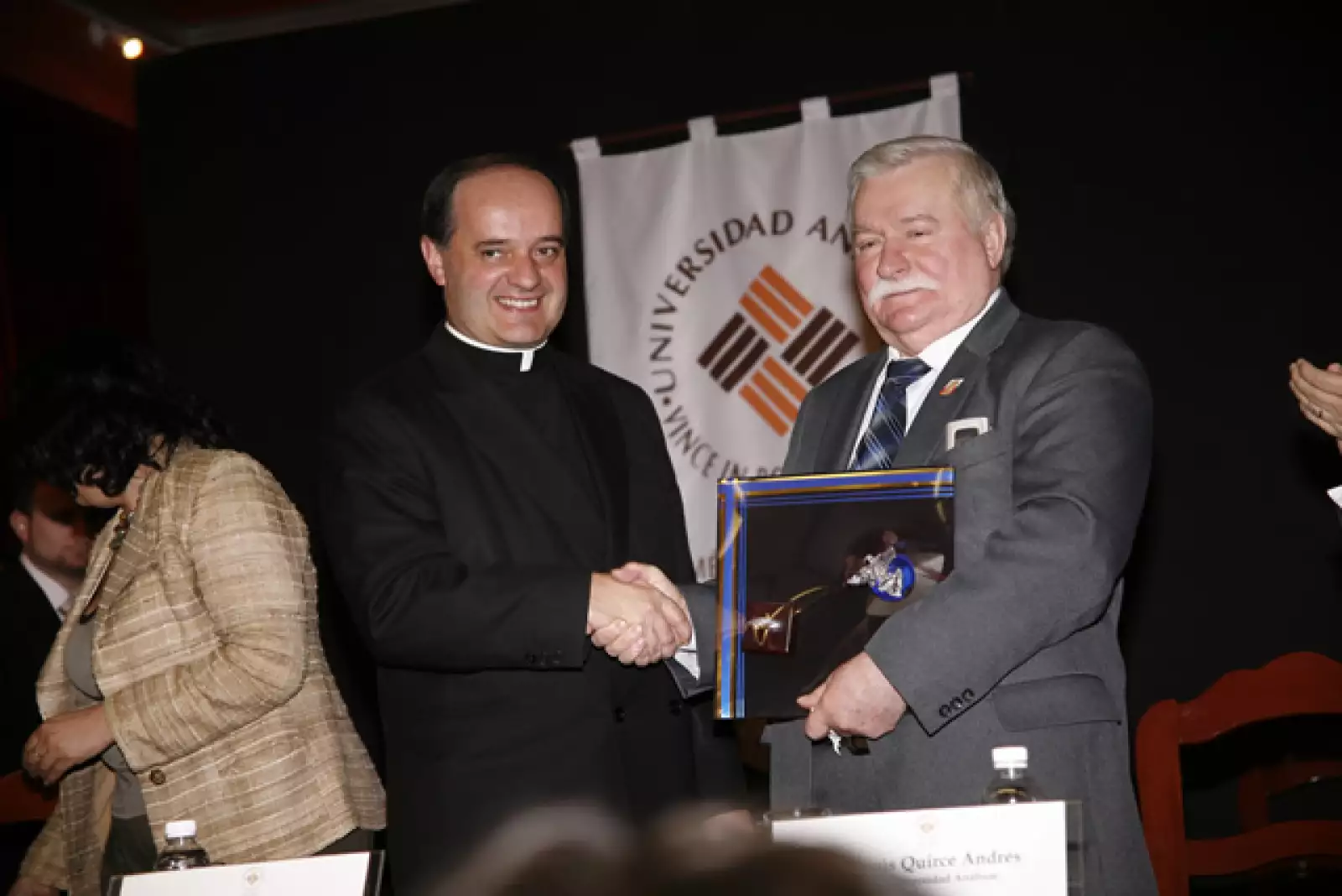 Lech Walesa en la Anáhuac