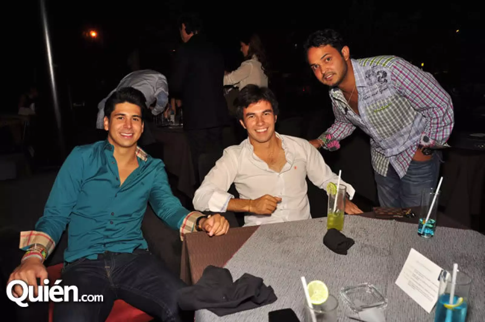 Carlos Arroyo, Checo Pérez y Alberto Plascencia