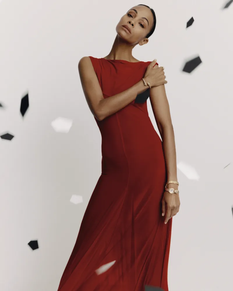zoe saldaña cartier