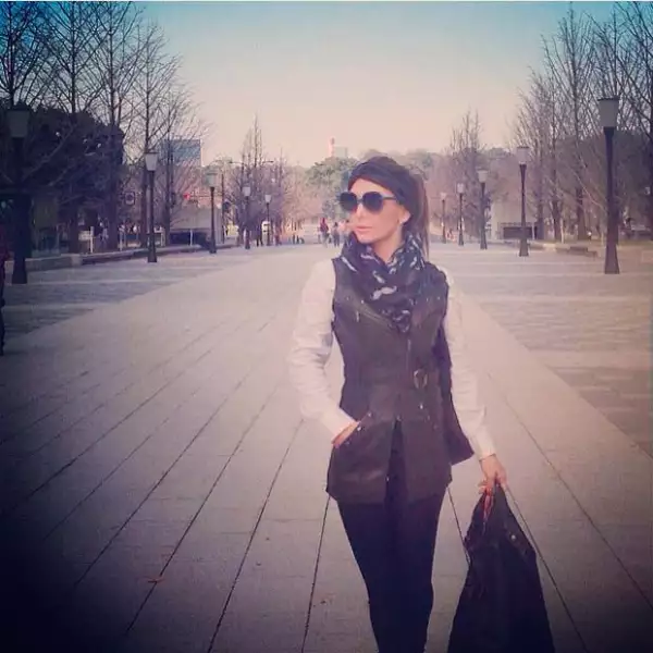 Érika también paseó su estilo por Tokio.