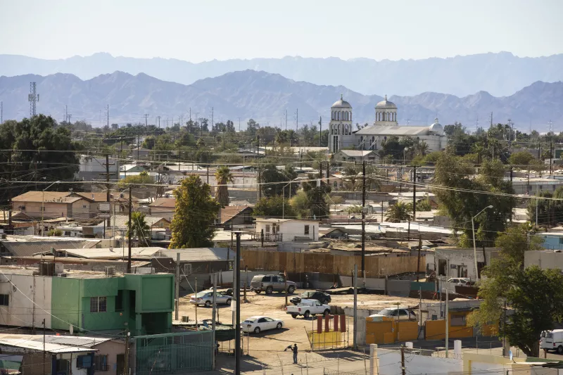 Mexicali en Baja California, México