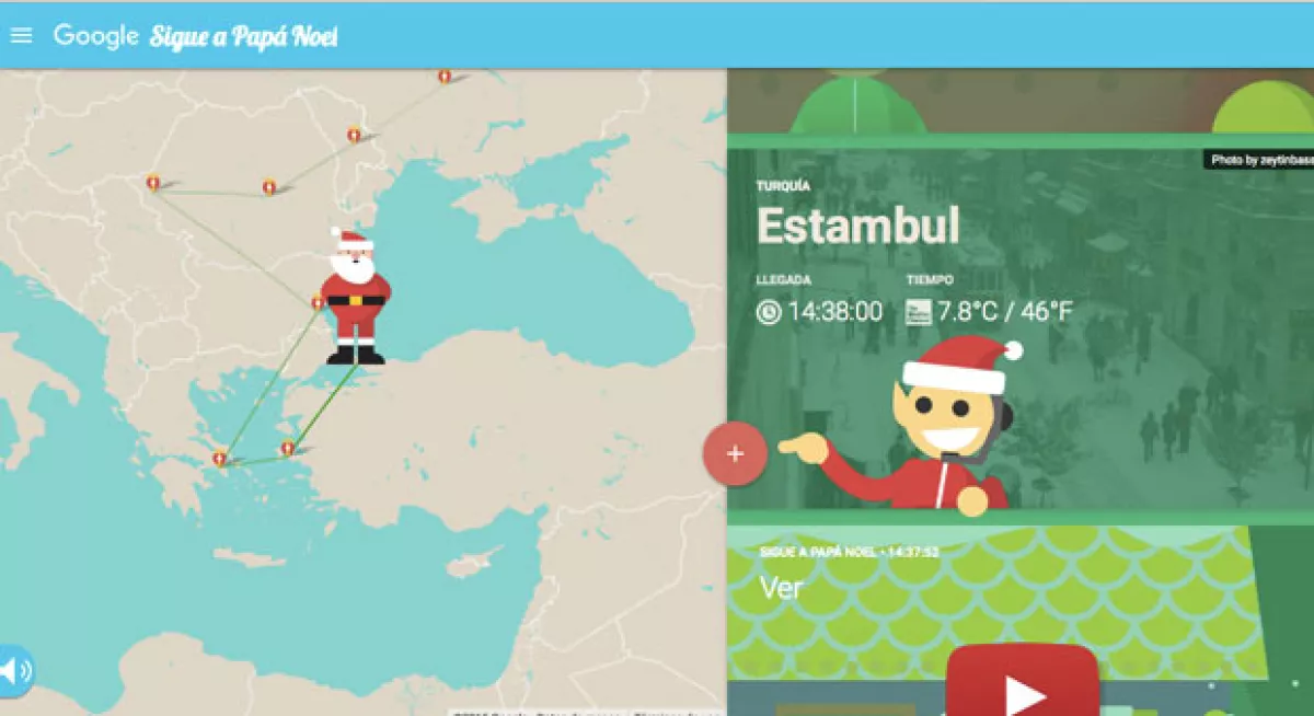 Sigue el minuto a minuto del recorrido de Santa en Navidad en todo el mundo.