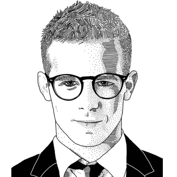 Si tienes los pómulos pronunciados y la barbilla angosta, tu cara es afilada. Opta por usar lentes cuadrados para equilibrar.