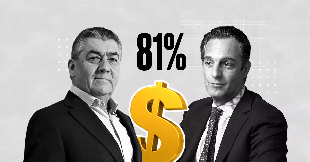 José Antonio Fernández y Carlos Slim Domit
