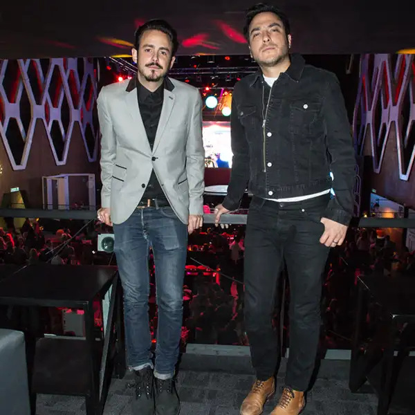 Billy Méndez y Rodrigo Dávila