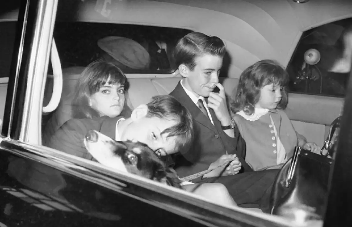 Desde pequeños, Michael Jr. Christopher, Liz y María eran acosados por los fotógrafos.