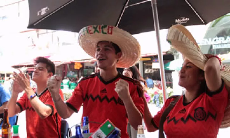 Durante los partidos del Tri, la asistencia de comensales superó el 90%. (Foto: Notimex)