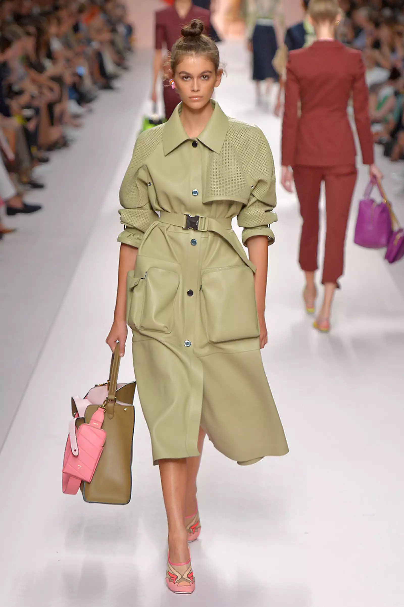 Fendi show, Runway, Spring Summer 2019, Milan Fashion Week, Italy - 20 Sep 2018