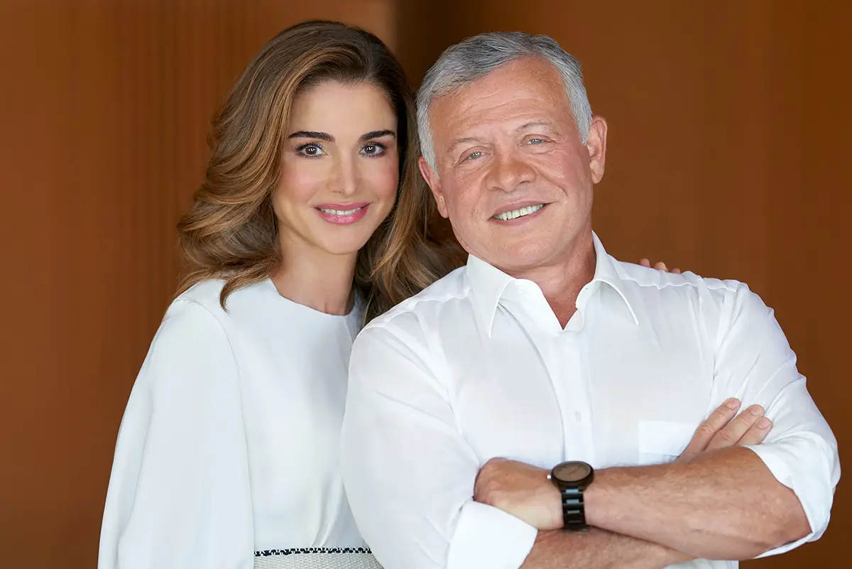 King Abdullah II's 60th birthday and His Royal Highness Prince Hashem's birthday portraits, Amman, Jordan - 30 Jan 2022
