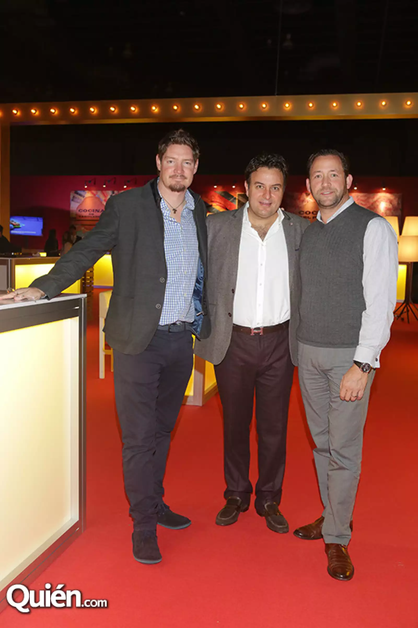 Geranrdo Reinking, Iván Hidalgo y Gerardo Jean