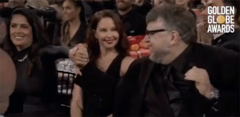 Salma Hayek y Guillermo del Toro