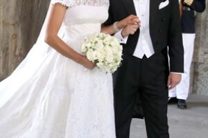 La pareja se casó el 8 de junio.
