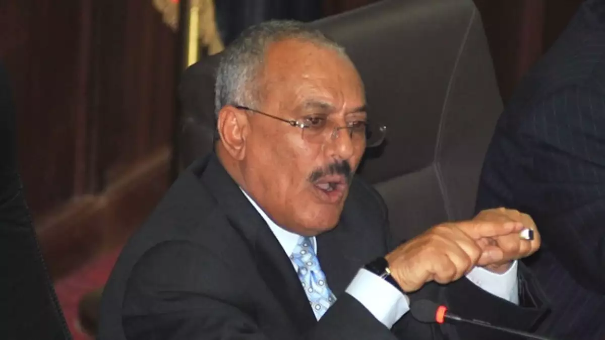 presidente de yemen, alli abdula saleh