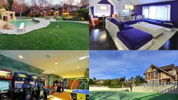 Con más de 10 habitaciones, alberca, cancha de tenis y enormes jardines, el hogar de la cantante es realmente digno de una Princesa del Pop.