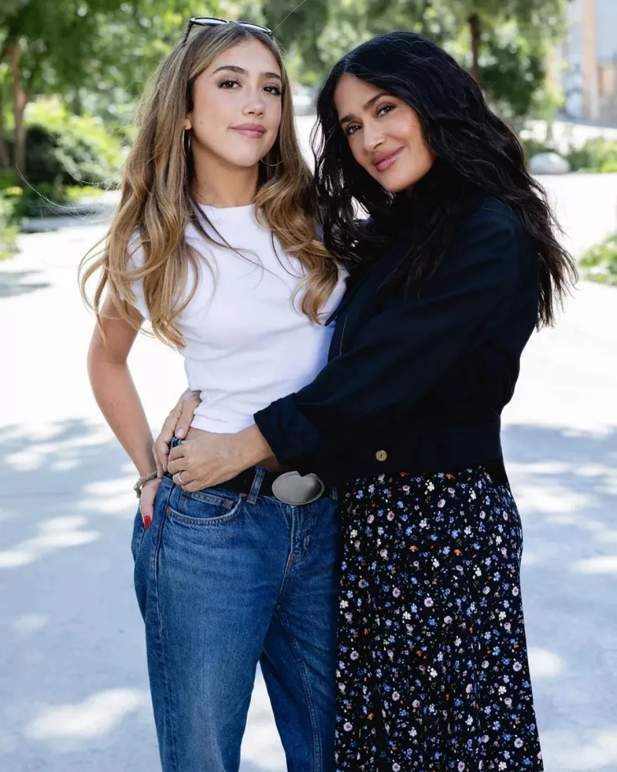 Valentina Paloma y Salma Hayek 