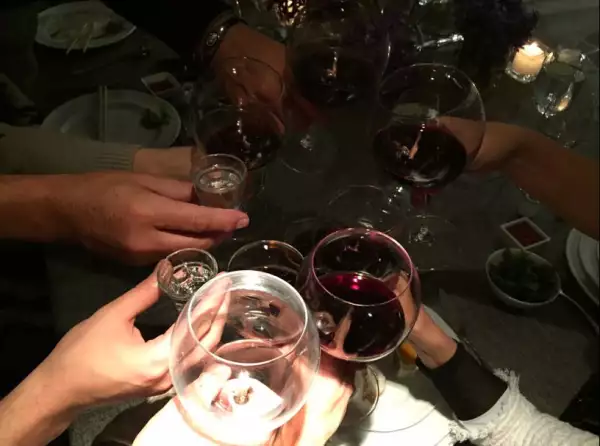 Brindando por la reunión a seis años de que terminó RBD.