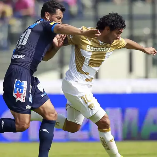 Martín Bravo Pumas anotó dos goles en empate ante Puebla