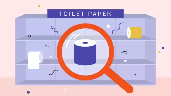 Toilet paper panic due to coronavirus and quarantine