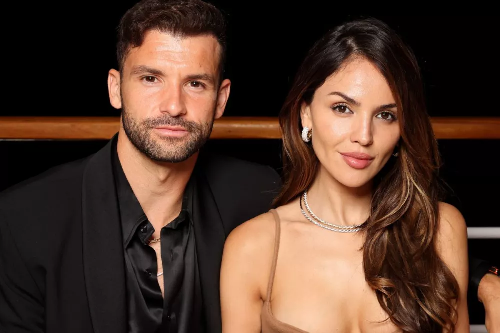 Eiza González y Grigor Dimitrov