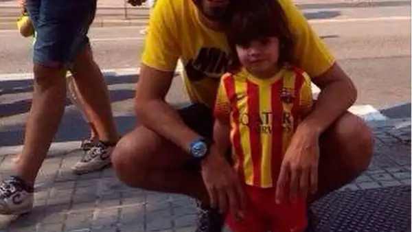 El futbolista compartió imágenes de su presencia en los festejos y manifestaciones para exigir la separación de Cataluña de España.