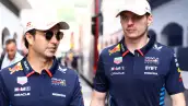 Sergio "Checo" Pérez y Max Verstappen