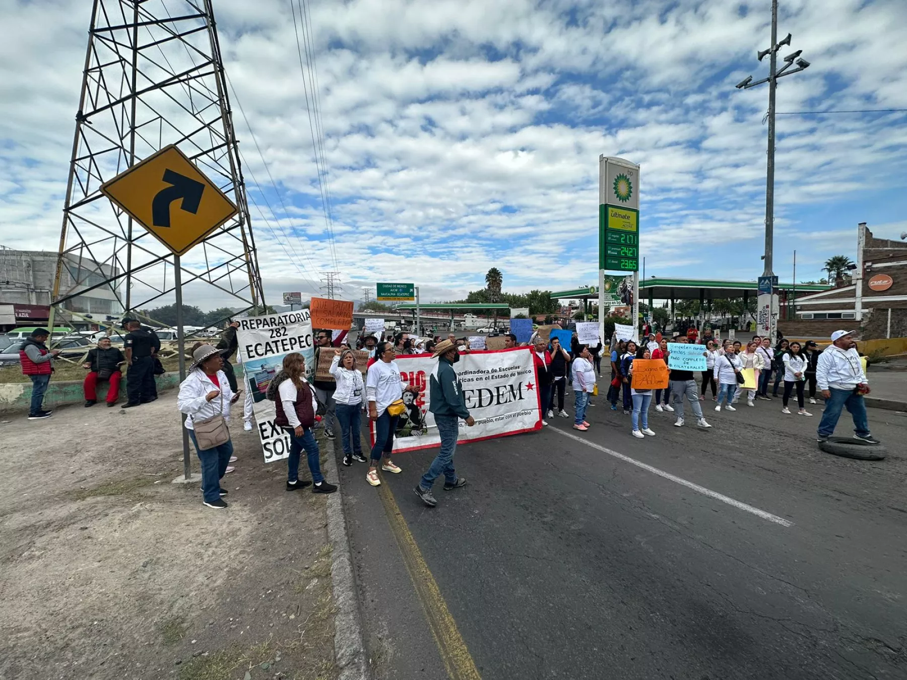 bloqueos de maestros hoy Estado de México
