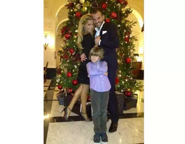 Esta foto corresponde a la Navidad del 2012, una semana antes del escándalo.