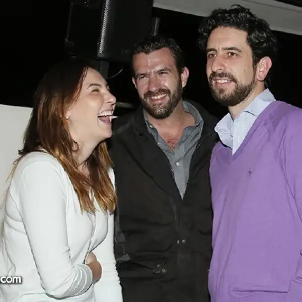 Katia Guzmán, Rodrigo Caramazana y Alonso Rivero