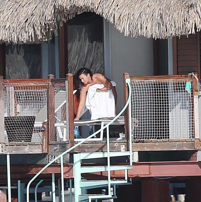 Demi tomó unos días de descanso antes de hacer su presentación en los Teen Choice Awards en Los Ángeles.