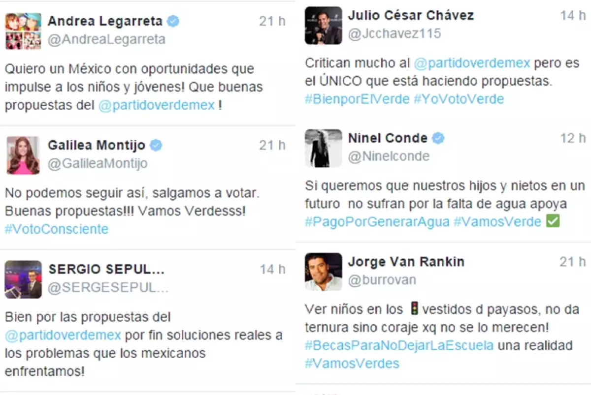 Deportistas y artistas se manifiestan a favor del PVEM