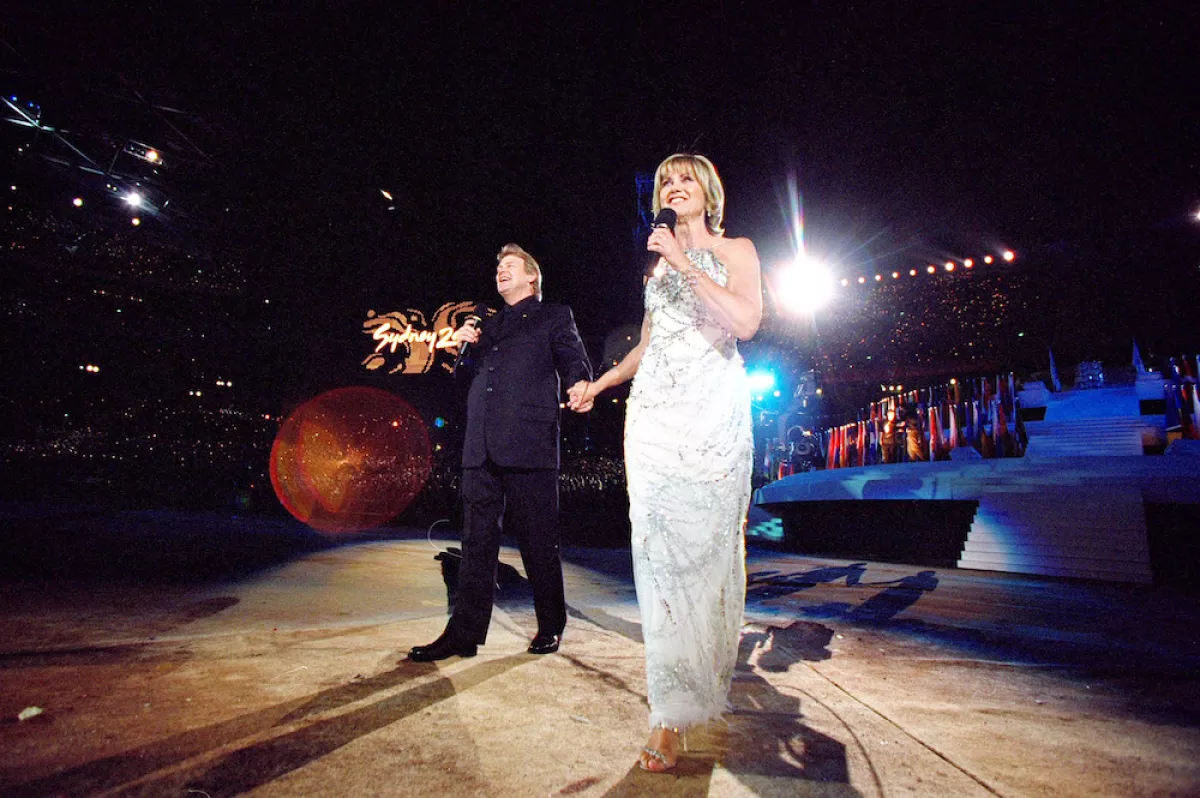 John Farnham and Olivia Newton-John