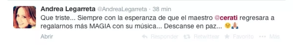 Andrea Legarreta, conductora mexicana.
